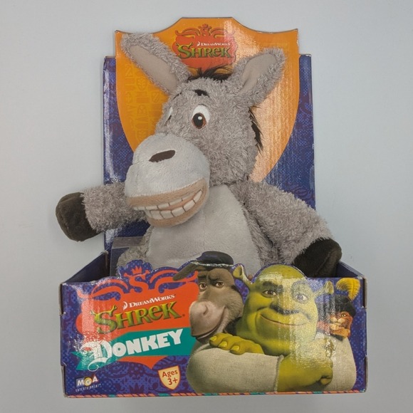 MGA Entertainment Other - DreamWorks Shrek‎ the Third Donkey Plush Toy Entertainment 2007 Gift Collectible